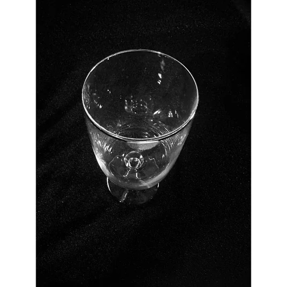 Lenox Desire Platinum Trim Water Goblets Set of 6 Crystal Glassware 7 1/8" Tall - Picture 7 of 12